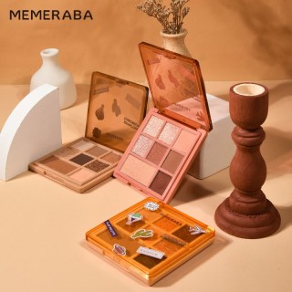 MEMERABA _美美热巴闪耀玩八色眼影盘哑光珠光大地色一体盘显色
