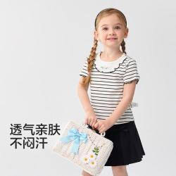 巴拉巴拉 弹力柔软儿童T恤舒适萌趣潮酷