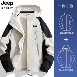 JEEP SPIRIT 吉普冲锋衣男女同款三合一「四色可选-1818F032」