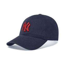 MLB 男女帽潮牌2023夏季新款运动帽米色休闲棒球帽鸭舌帽3ACP6601N