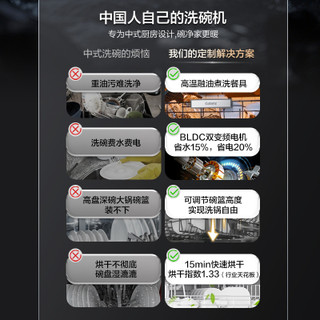 格兰仕 净界S5 双变频电机 15套 嵌入式洗碗机