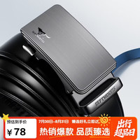 七匹狼 男士牛皮自动扣腰带 M73821A339-01 黑色 140