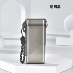 智酷 正品烟盒男便携粗中细支通用密封防水防潮抗压塑料透明烟盒保护盒