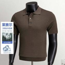 罗蒙 老钱风高级感polo衫男短袖t恤男式t恤