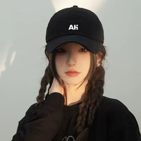 无品牌 李沅禧同款韩版男女高品质软顶棒球帽显脸小大头围宽帽檐鸭舌帽