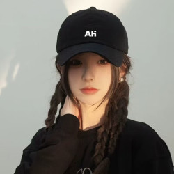 无品牌 李沅禧同款韩版男女高品质软顶棒球帽显脸小大头围宽帽檐鸭舌帽
