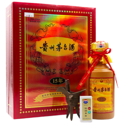 茅台 2021年 陈年15 年份酒 酱香型 53度 500ml 单瓶装