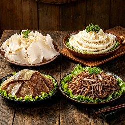 ZOOLII 黄牛毛肚火锅四宝 1kg 固化物65%牛肚百叶千层猪黄喉套餐