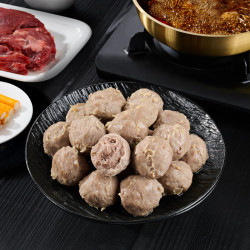 1号会员店 90%鲜打潮汕牛肉丸 800g 黄牛腿牛肉≥90%火锅麻辣烫丸子生鲜牛肉