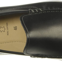 ecco 经典平底开口休闲鞋2.0版 57099401001 Black 12-12.5