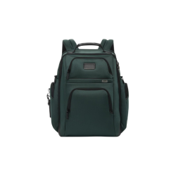 TUMI ALPHA系列 男士经典商务公文背包 深松绿色