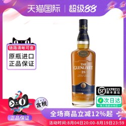 格兰威特 18年 单一麦芽 苏格兰威士忌 40%vol