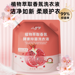 小漂漂 袋装洗衣液酵素除螨除菌去渍亮白留香家用洗衣液2.5kg*1袋