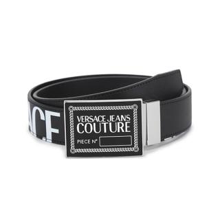 VERSACE JEANS COUTURE 男士皮革板扣式双面皮带腰带