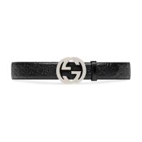 GUCCI 【压花】男女同款休闲商务皮带 4CM