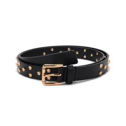 VERSACE 男士牛皮革针扣式皮带腰带