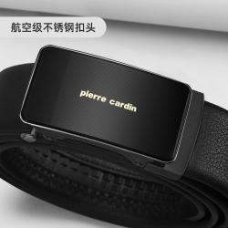 皮尔·卡丹 JEANS 皮尔卡丹皮带男士送老公真皮商务自动扣轻奢裤腰带