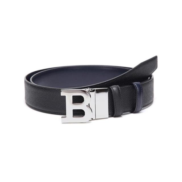七夕好礼：BALLY 【双面】男士板扣式皮带腰带