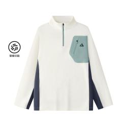 FILA 斐暖科技 男中大童（130-175）长袖T恤 男女童 运动上衣 打底衫