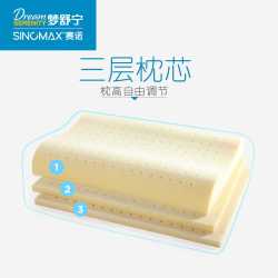 赛诺 梦舒宁舒睡调节记忆枕头三层调节枕芯记忆棉枕头 1