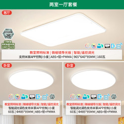 雷士 全光谱护眼 进口普瑞白雪max 160w两室一厅【包安装】