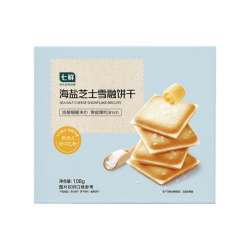 七鲜 海盐芝士雪融饼干 108g/盒