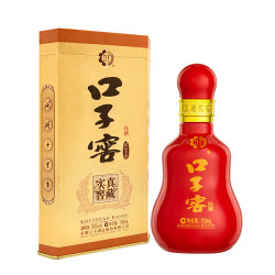 口子窖 浓酱兼香型白酒 收藏集邮 小酒版 安徽名酒 50度 100mL 1瓶 二十年型