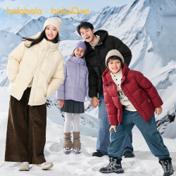 巴拉巴拉 balaOne 羽绒服冬季保暖外套儿童连帽