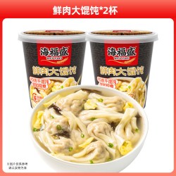 海福盛 鲜肉大馄饨方便早餐免煮速食抄手鸡汤云吞即食食品夜宵