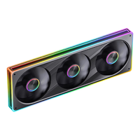 乔思伯 ZE-360BR ARGB版 黑色 反叶 12CM*3 机箱风扇