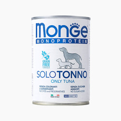 monge 梦吉Monge单一蛋白餐盒主食狗罐头 无谷低敏 意大利进口湿粮营养 400g*12罐 26年10月