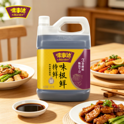 味事达 特鲜味极鲜酱油 1.8kg