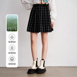 TEENIE WEENIE 小熊&小王子联名 夏季学院风格纹百褶裙女