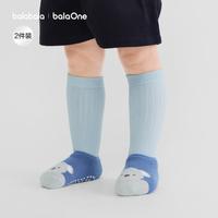 巴拉巴拉 两件套男女童防着凉保暖中筒袜