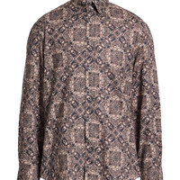 BRUNELLO CUCINELLI 男士印花衬衫 较花哨