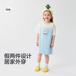巴拉巴拉 儿童家居纯棉连衣裙