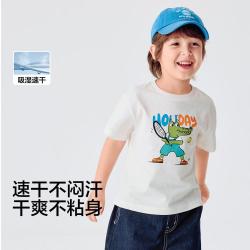 巴拉巴拉 纯棉a类吸湿速干儿童T恤