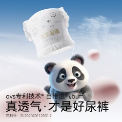 碧芭宝贝 panda胖达透气纸尿裤拉拉裤尿不湿2包