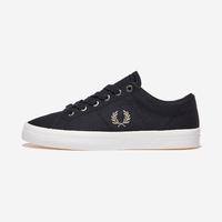 FRED PERRY Baseline Twill 男士休闲鞋时尚舒适皮鞋 B7304 Navy/Warm Grey(V51)