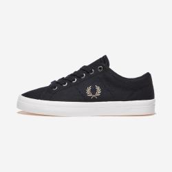 FRED PERRY Baseline Twill 男士休闲鞋时尚舒适皮鞋 B7304 Navy/Warm Grey(V51)
