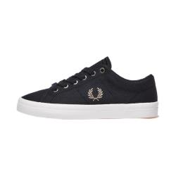 FRED PERRY Baseline Twill 男士休闲鞋时尚舒适皮鞋 B7304 Navy/Warm Grey(V51)