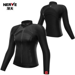 NERVE 涅夫黑钻摩托车骑行服夏季机车赛车服男女CE2级网眼透气夹克
