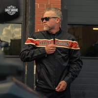 HARLEY-DAVIDSON 男士外套上衣夹克摩托车机车骑行服防风