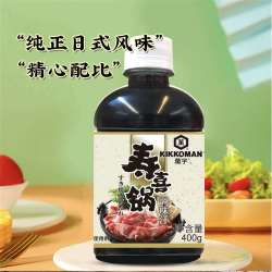 KIKKOMAN 日式寿喜锅调味汁400ml底料日式火锅底料烧汁酱油调味汁炒菜