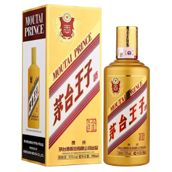 茅台 王子酒 酱源金樽 53%vol 酱香型白酒 500ml 单瓶装