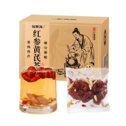 福東海 红参黄芪参芪茶一盒250g（红参、黄芪、枸杞、红枣、麦冬）