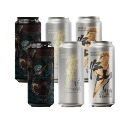 山乘酿造帝国IPA精酿啤酒山野米铺西打果酒归山流体果泥500ml*6罐