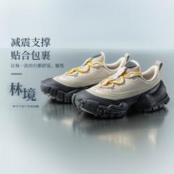 李宁 户外鞋女鞋CF-溯林境圆头女士鞋子时尚经典低帮户外运动鞋
