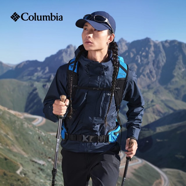 Columbia 蒋奇明同款单层冲锋衣男26春夏户外情侣防水连帽夹克外套XE5743 464 26秋冬新色 L