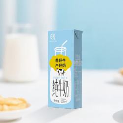 认养 3.3g 纯牛奶200ml*20盒  儿童学生营养早餐牛奶
